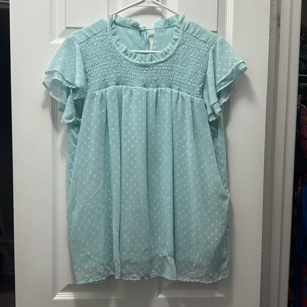 Light Blue Top